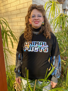 Animal Facts Holographic T-shirt