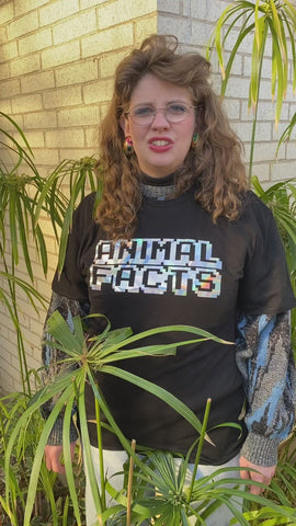 Animal Facts Holographic T-shirt